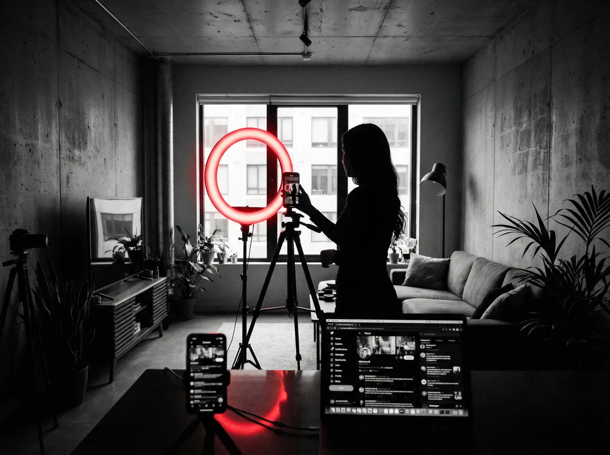 chinese for农村 网红直播间幕后